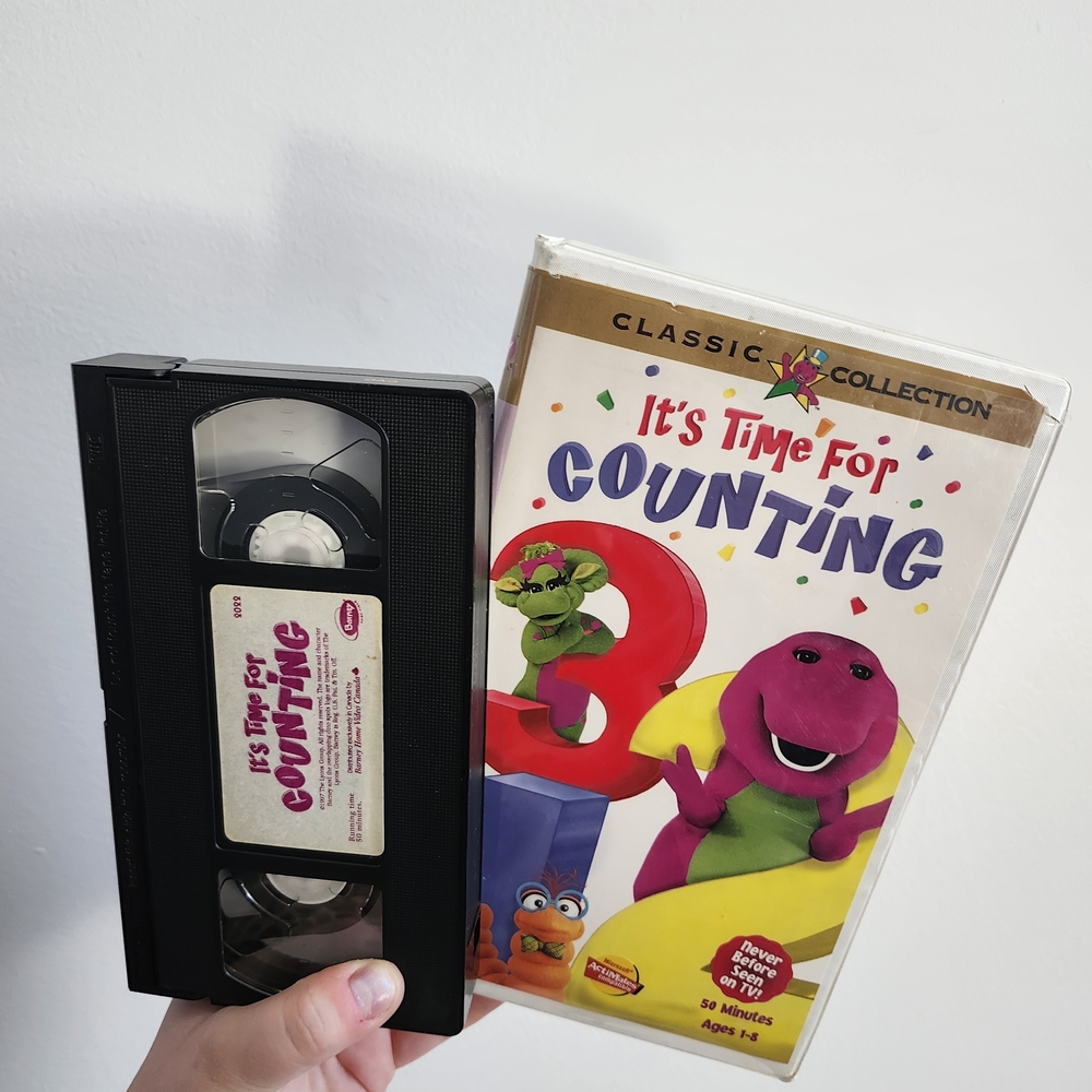 Barney Classic Collection It's Time for Counting VHS